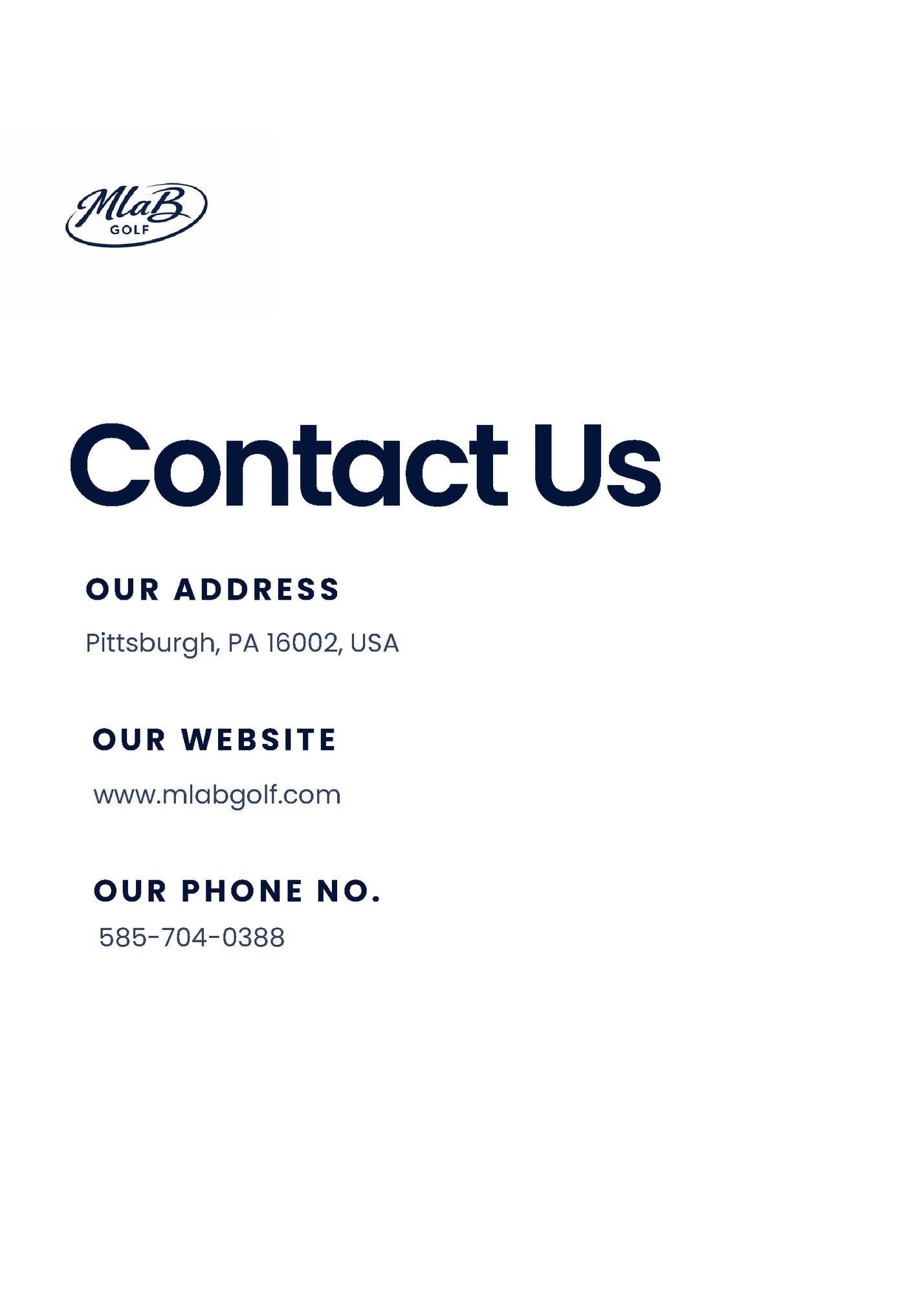 Contact Us Contact Us