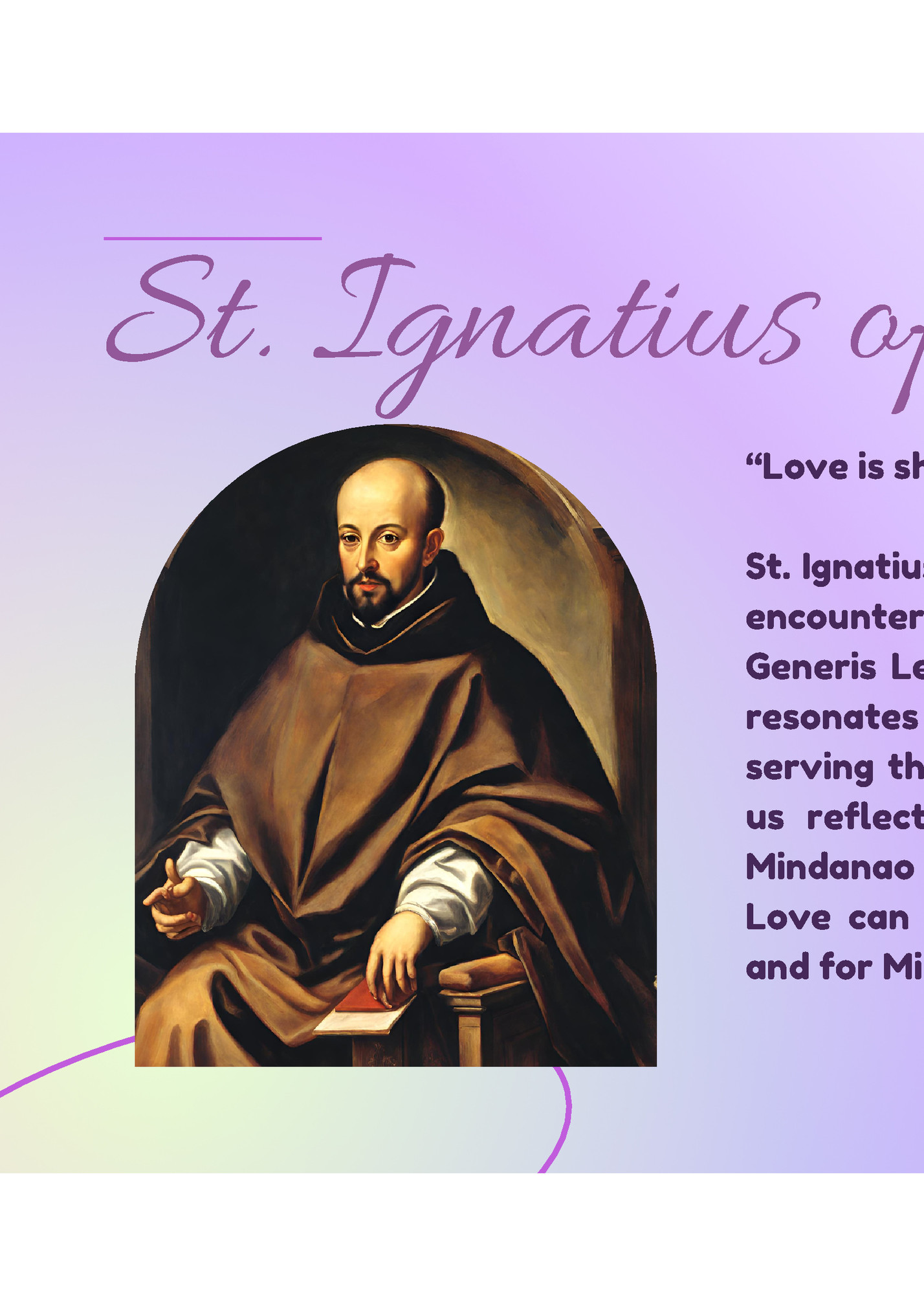 St. Ignatius of Loyola