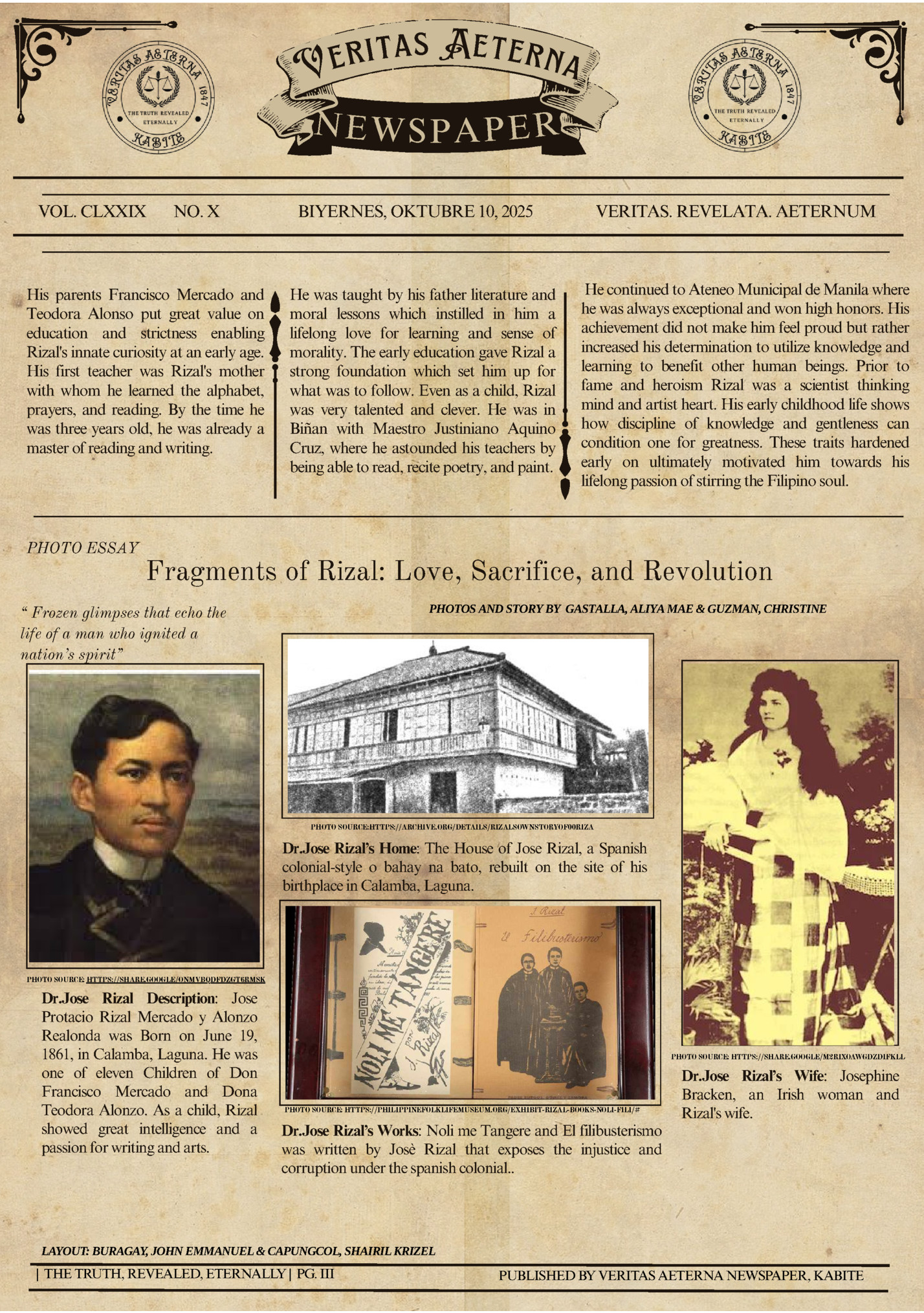 eritas Aeterna eritas Aeterna