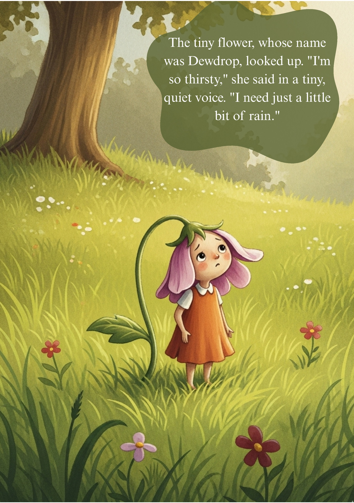 The tiny flower, whose name