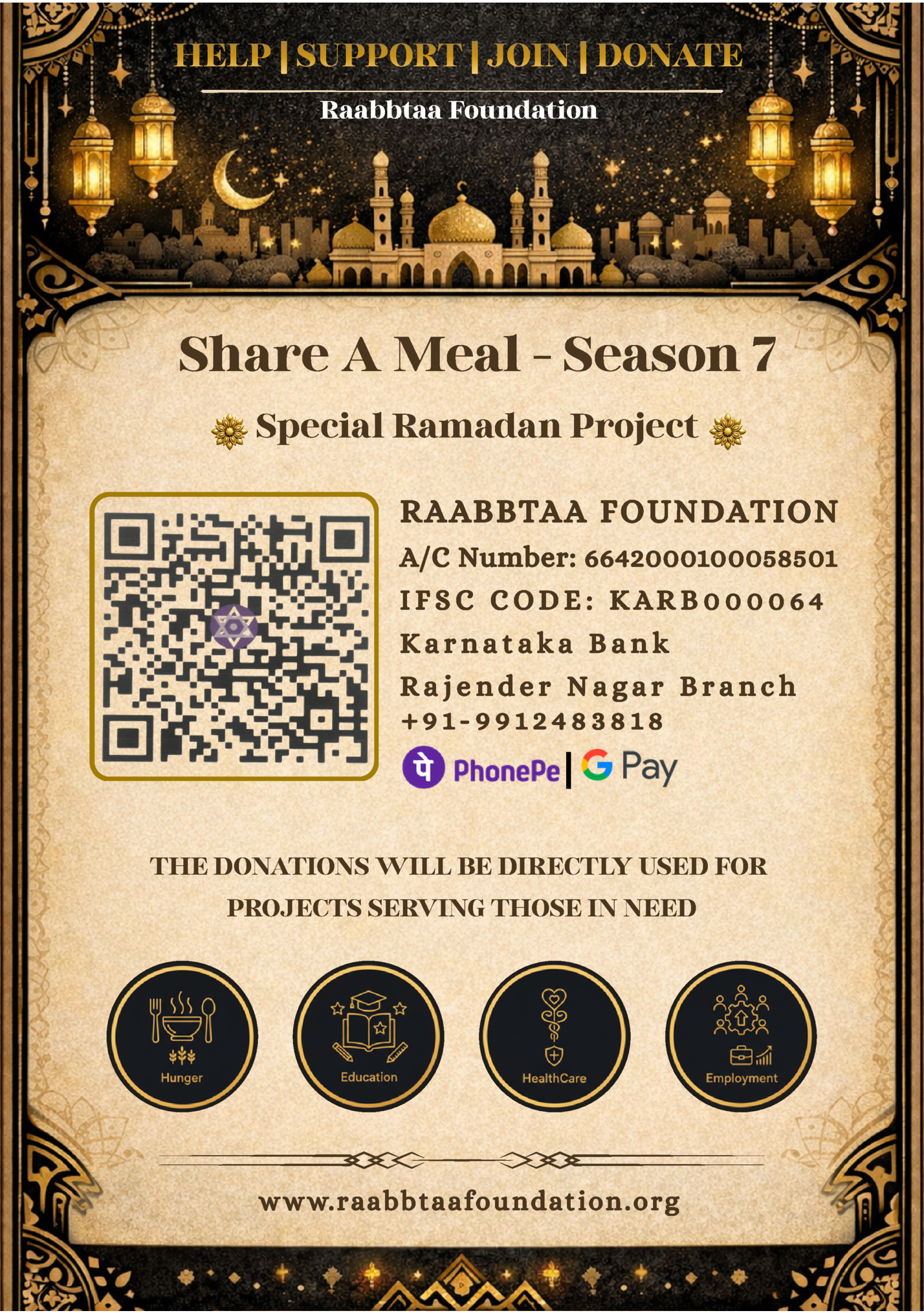 HELP | SUPPORT | JOIN | DONATE