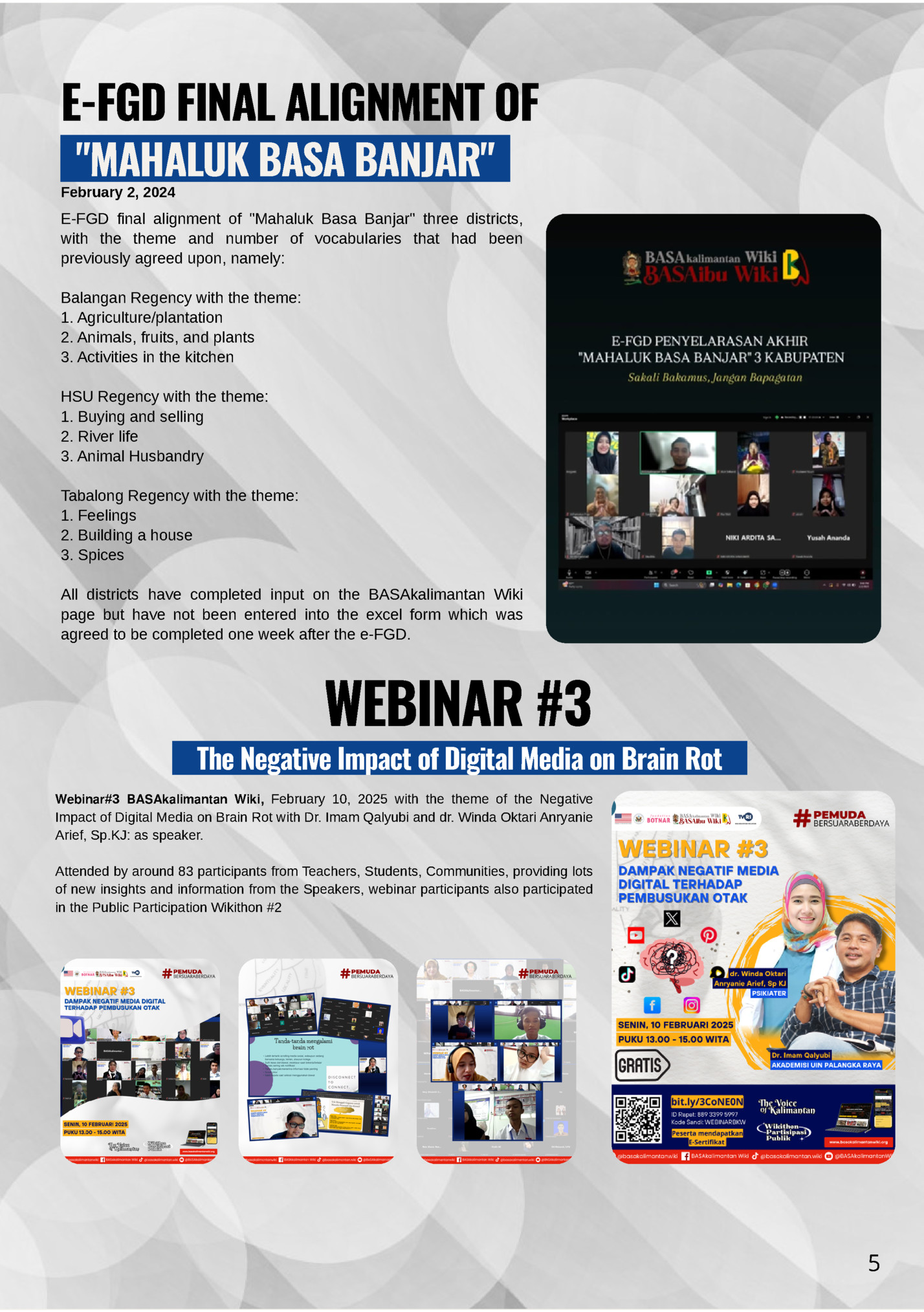 E-FGD FINAL ALIGNMENT OF