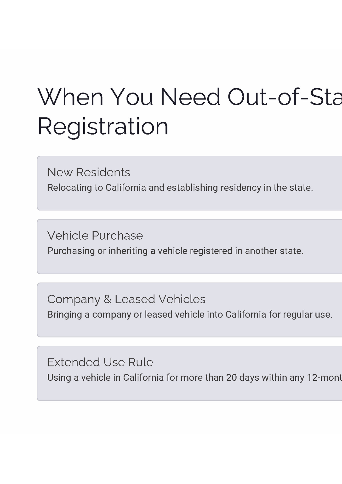 When You Need Out-of-State