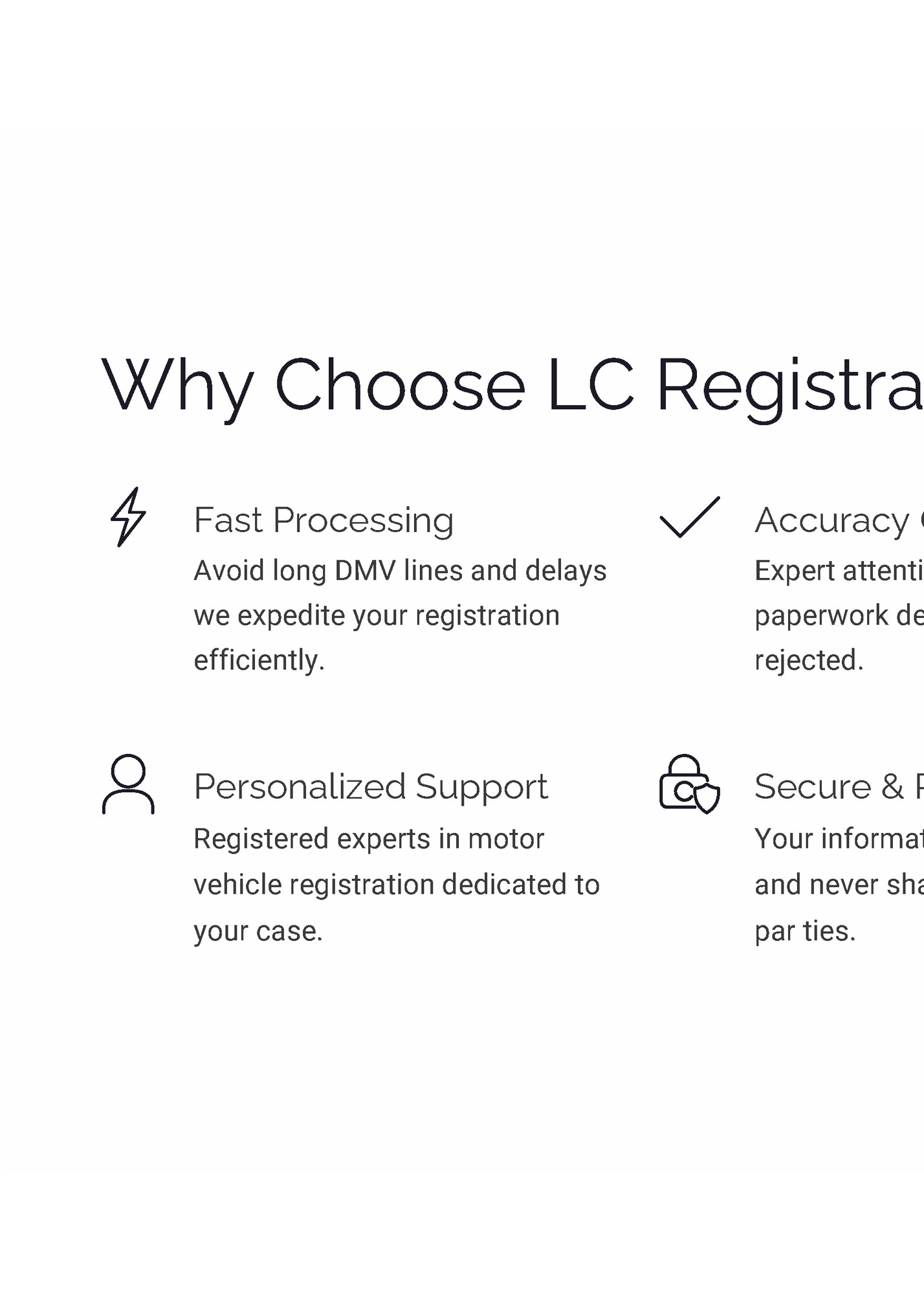 Why Choose LC Registration?