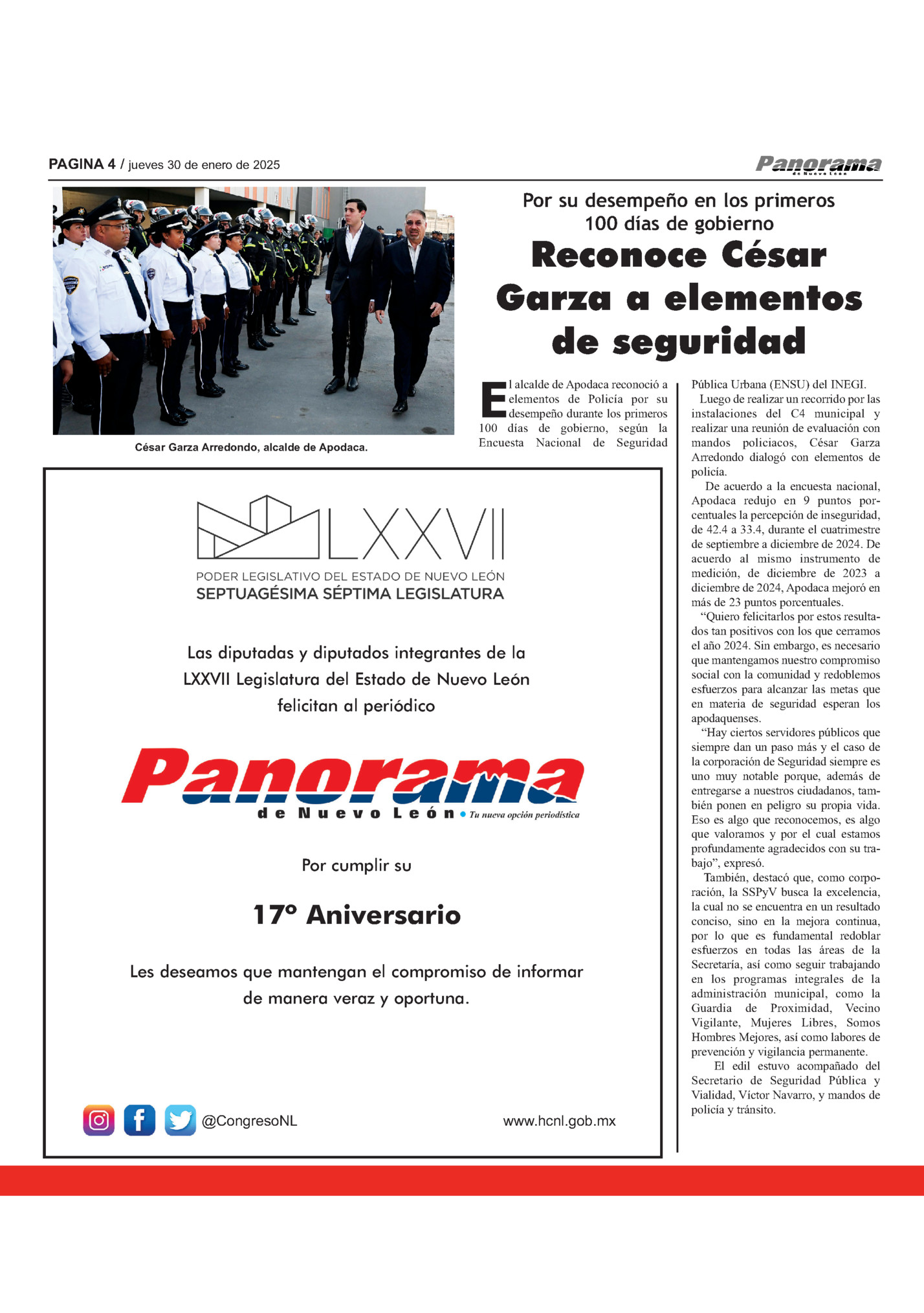 PAGINA 4 / jueves 30 de enero de 2025