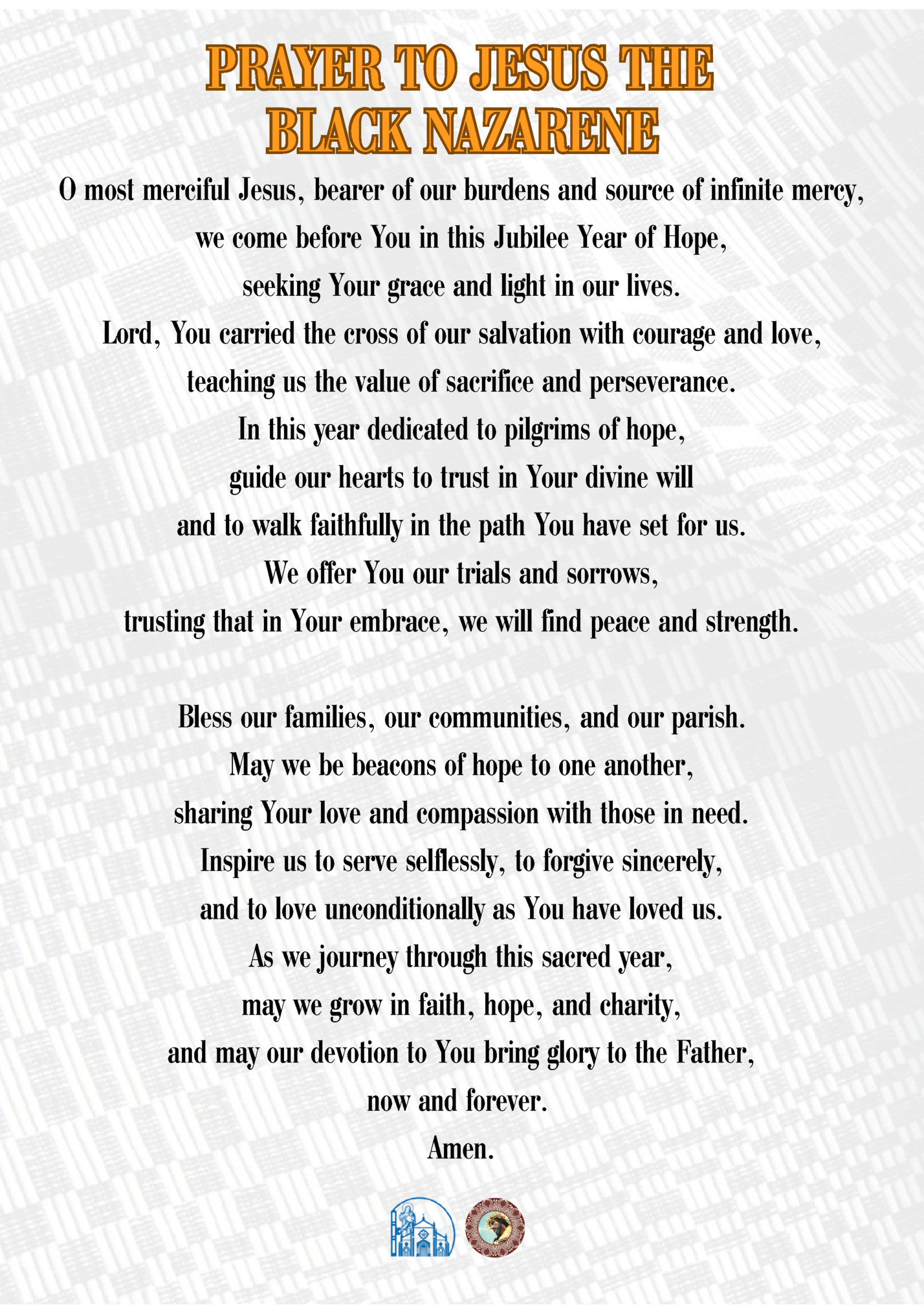 PRAYER TO JESUS THE