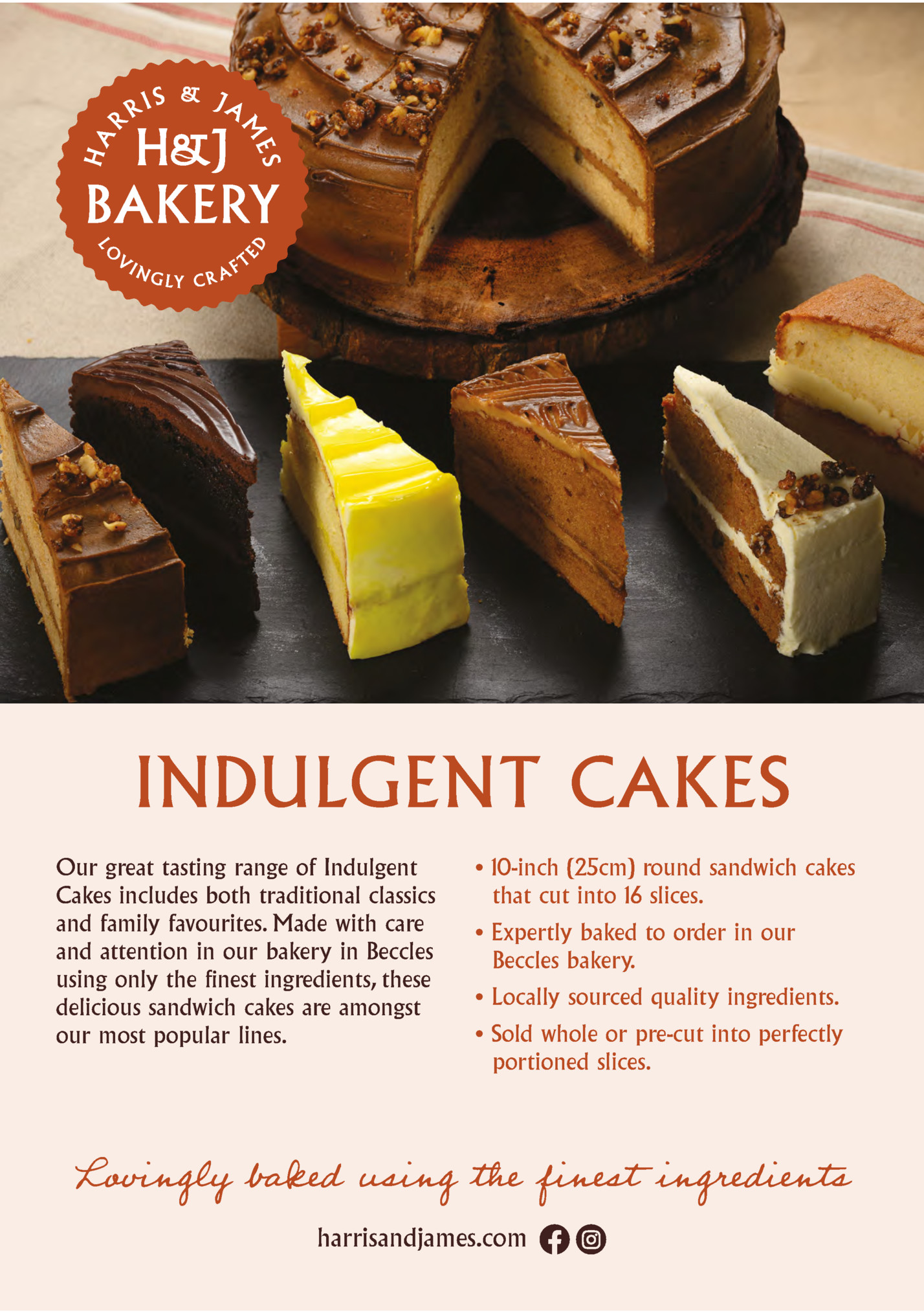 INDULGENT CAKES