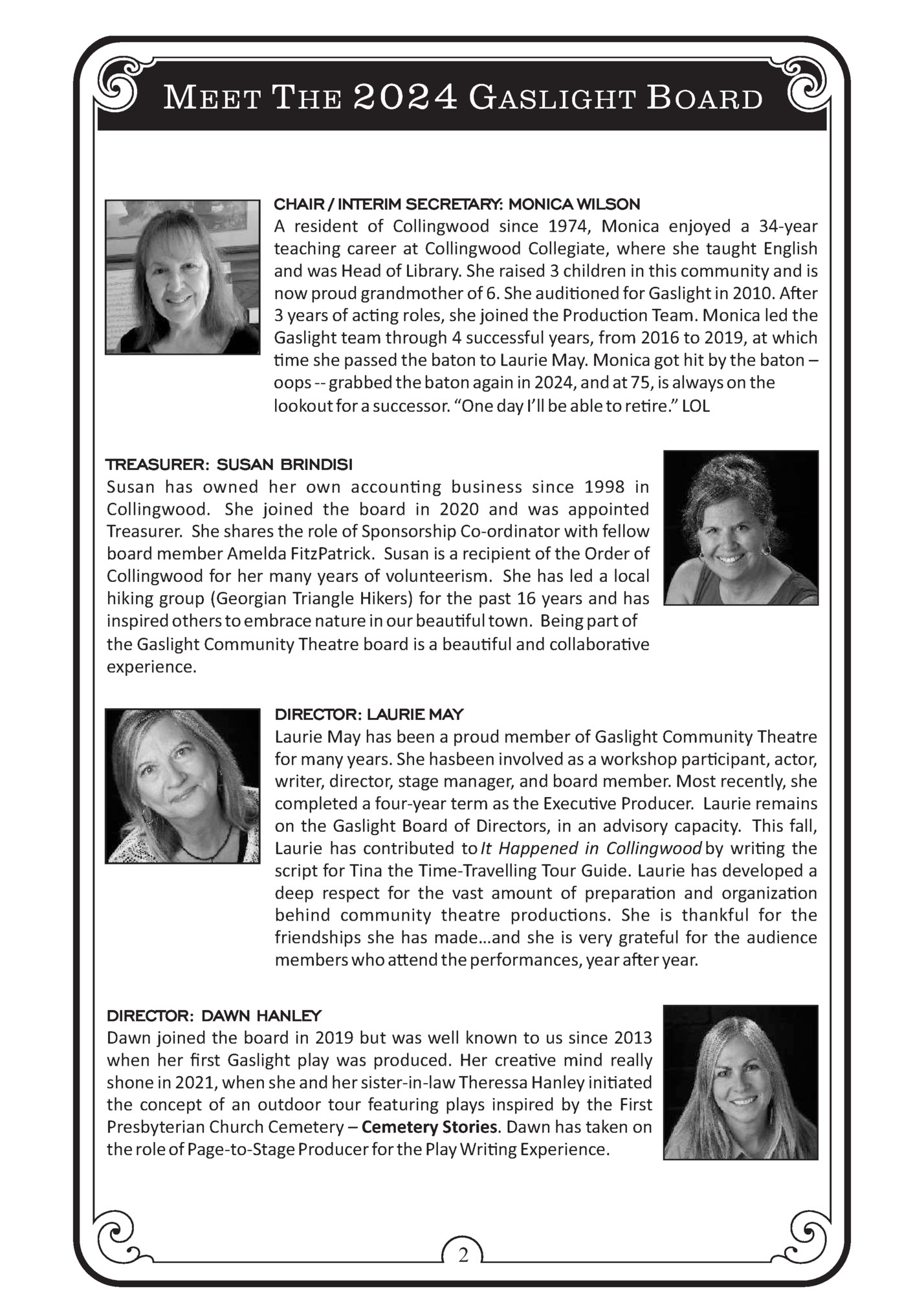 M EET T HE 2024 G ASLIGHT B OARD