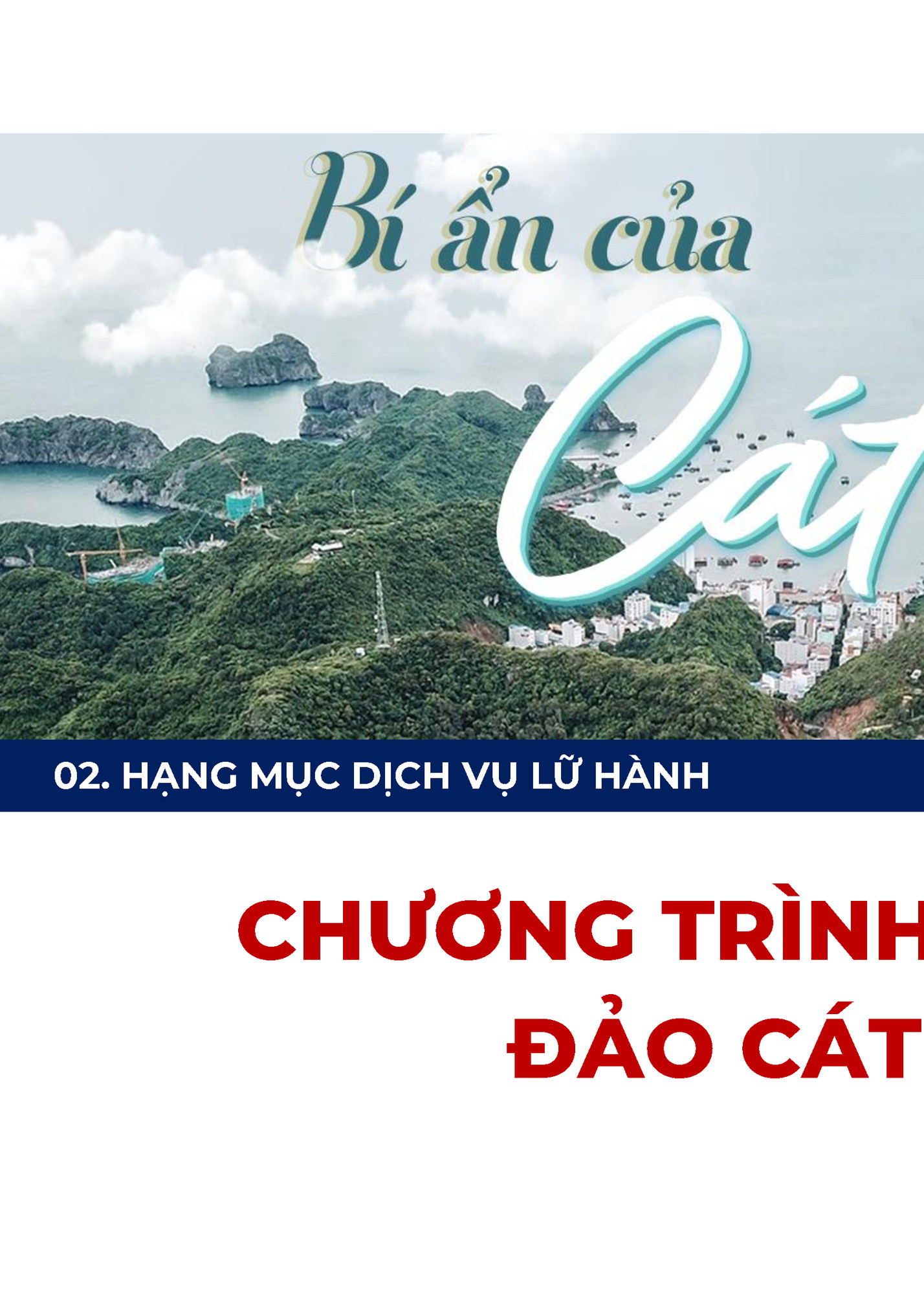 02. HẠNG MỤC DỊCH VỤ LỮ HÀNH