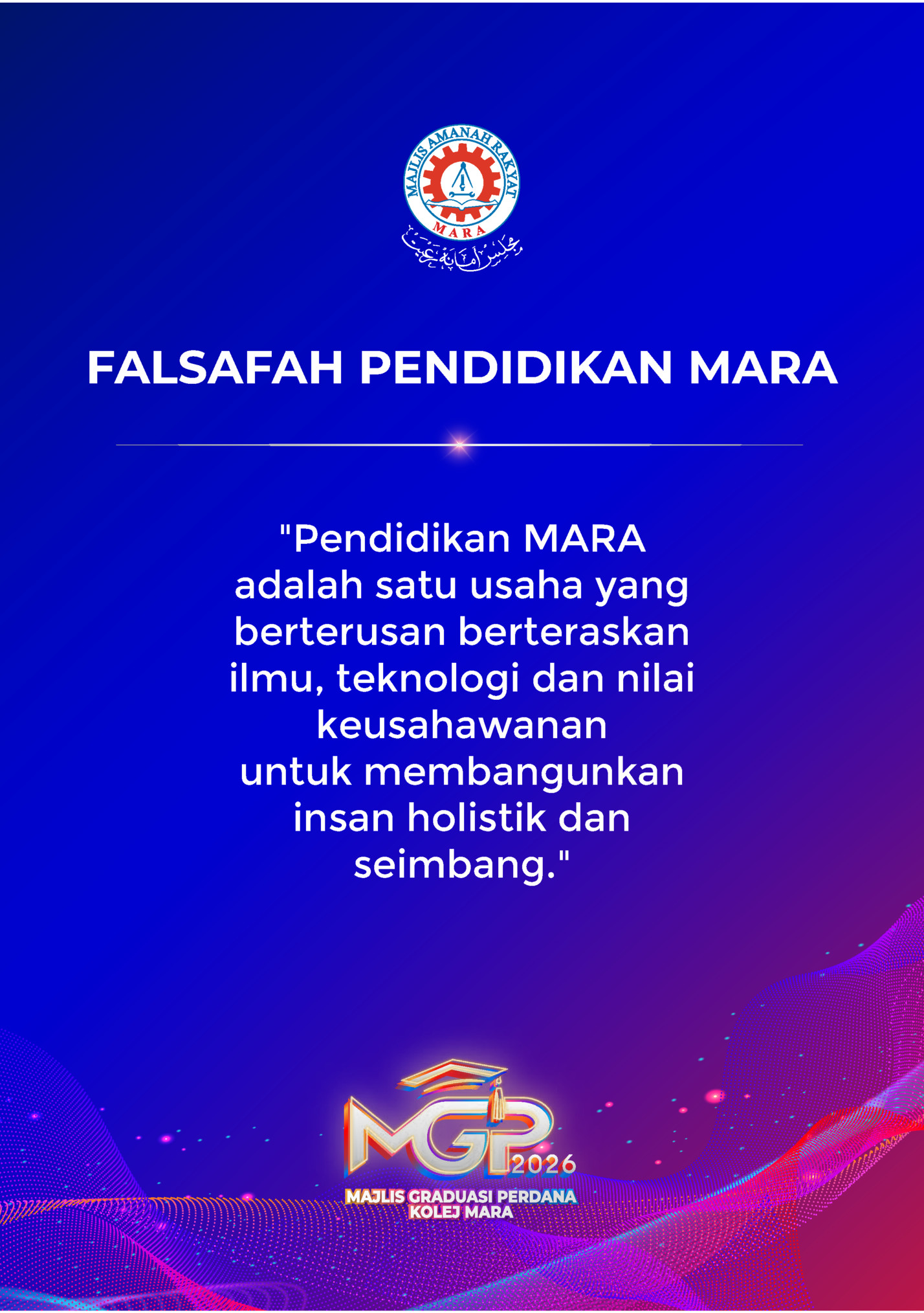 FALSAFAH PENDIDIKAN MARA