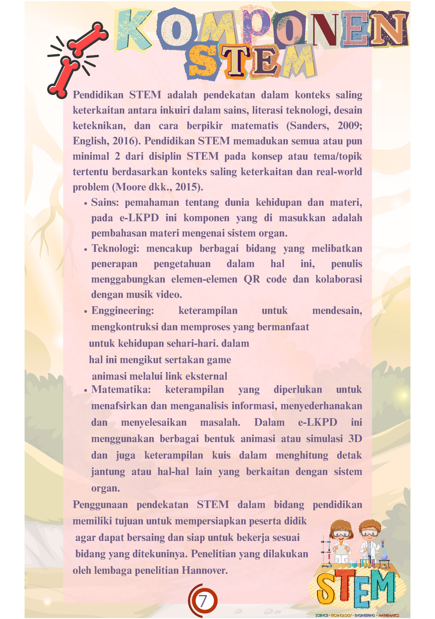 Pendidikan STEM adalah pendekatan dalam konteks saling