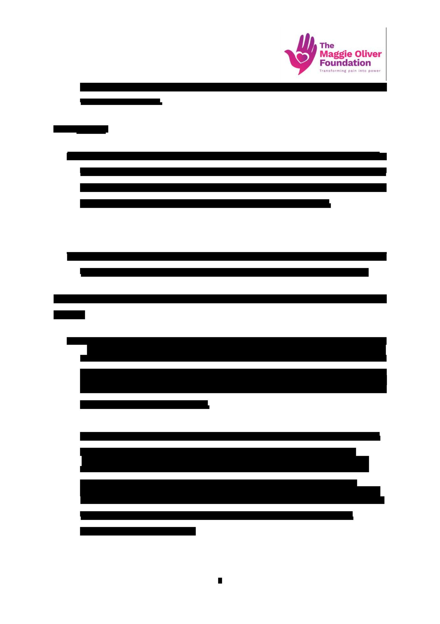 First Report of 8 July 2025, and the restorative justice programme that flowed from